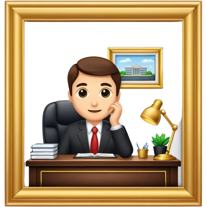 A rich office emoji