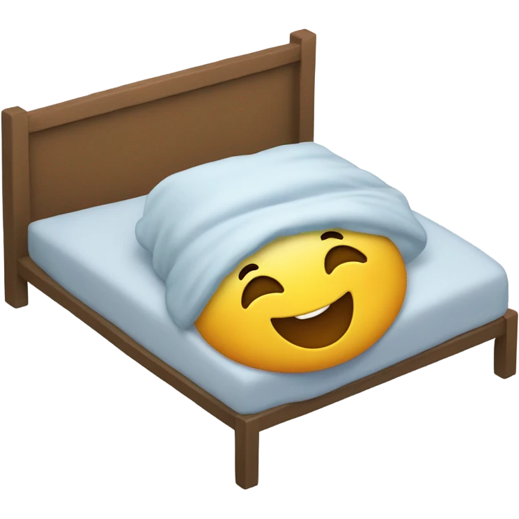 This emoji 😊laying on the bed with their feet sticking out emoji