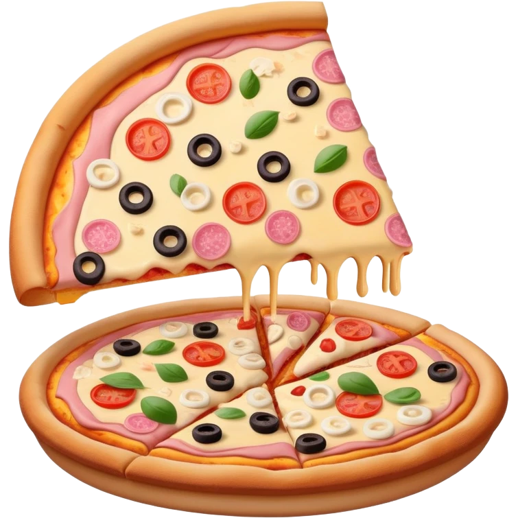 Pizza in Light pink pizza box emoji