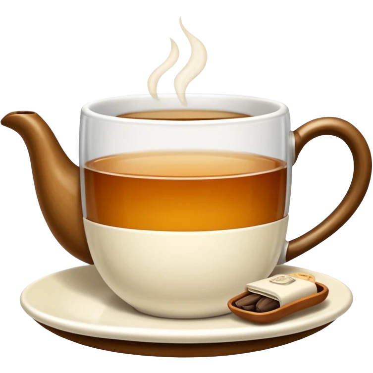 Zapato con Té emoji
