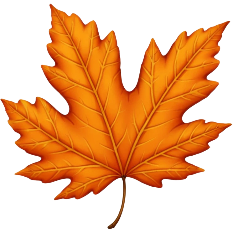 Sonbahar yaprağı emoji