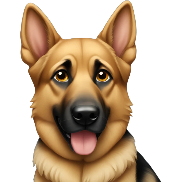 German Shepard dog emoji