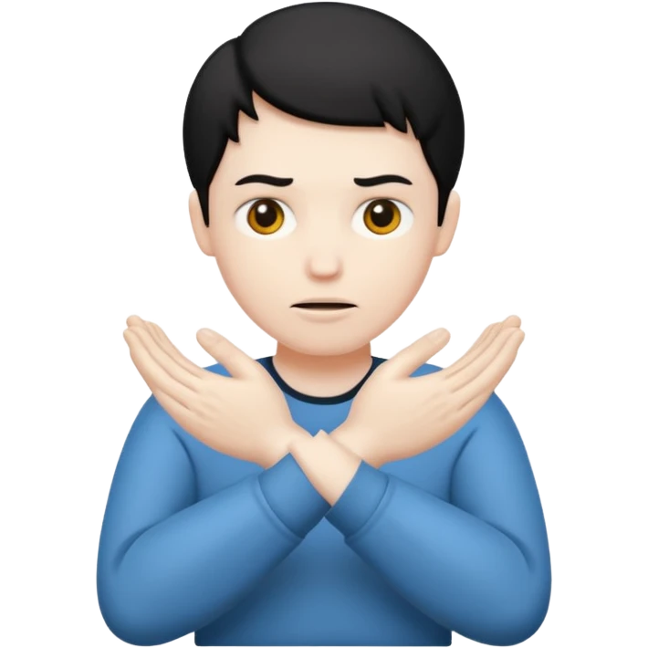 Mad with folding hands emoji