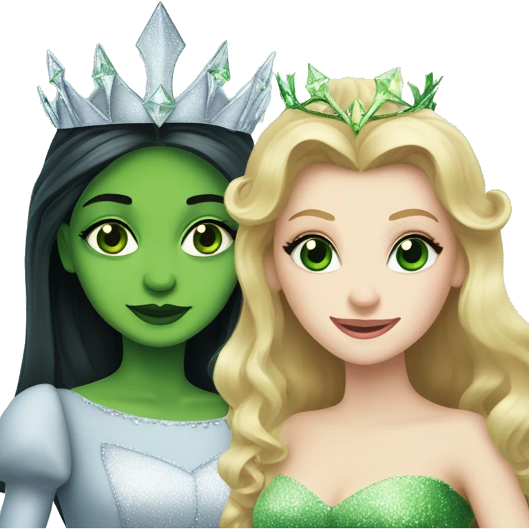 Glinda and Elphaba emoji