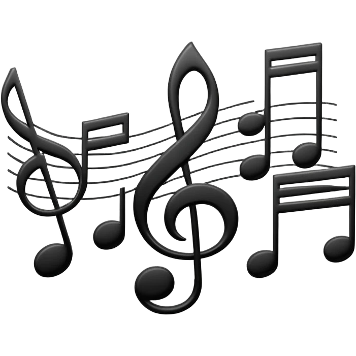 music notes emoji