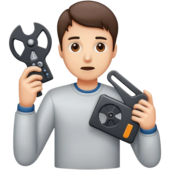 Video cutter with stres emoji