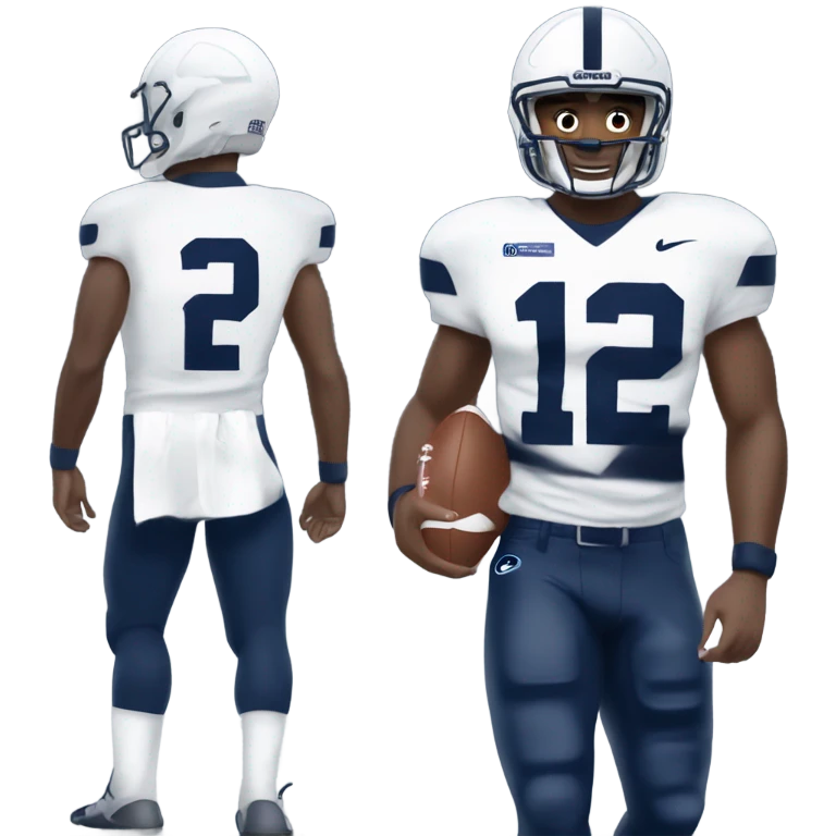 Penn state football player emoji