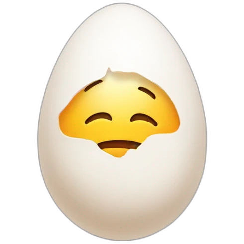 Morally incorrect egg emoji