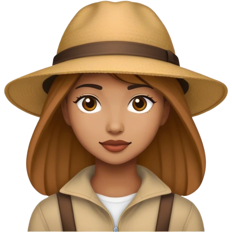 kyra wearing a hat emoji