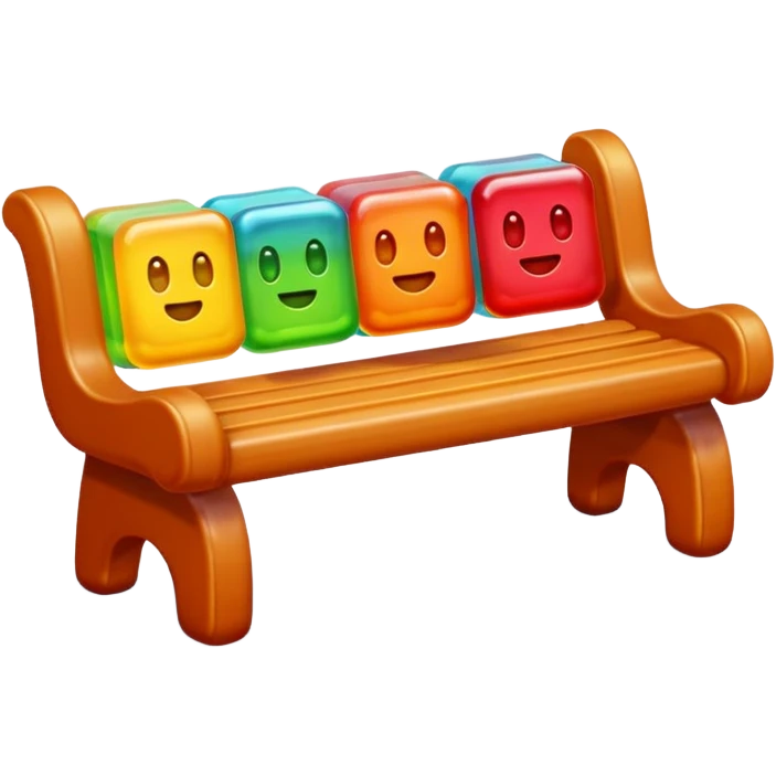 Gummy bench emoji
