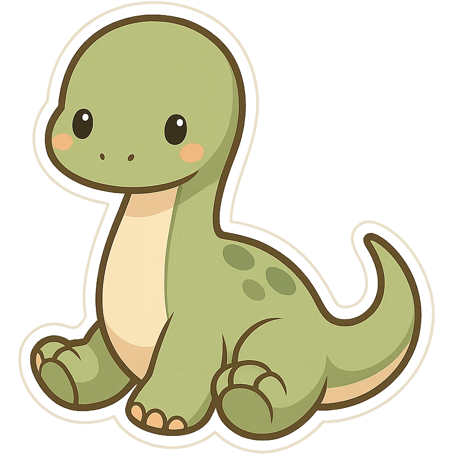 一只可爱的蜿龙 emoji