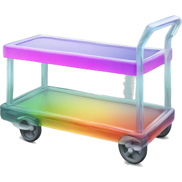 3d glass effect cart  emoji
