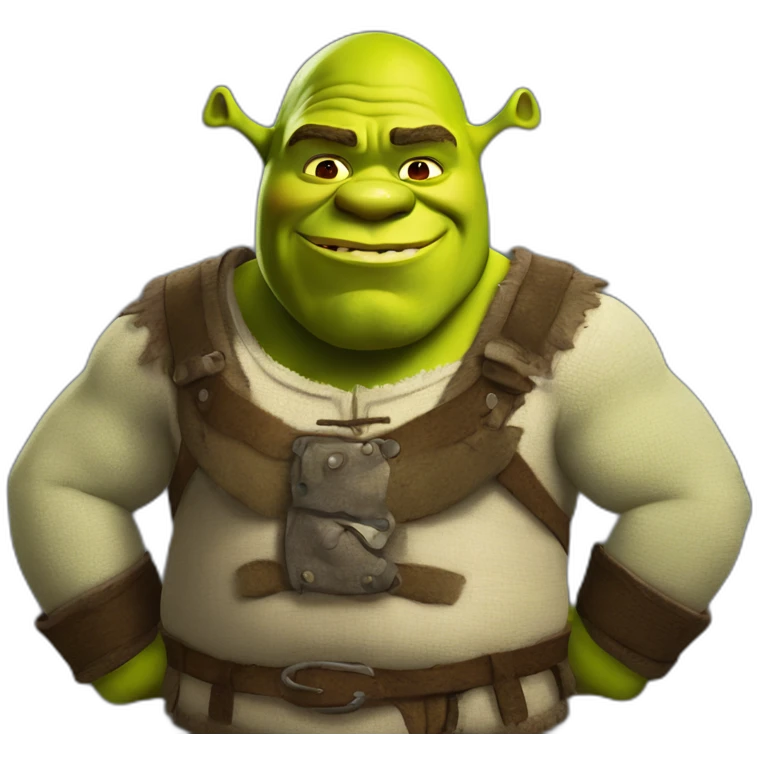 shrek with heaving chest emoji