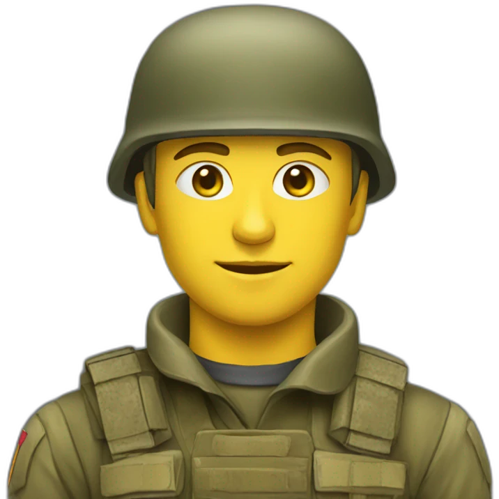 ukraine's soilder emoji
