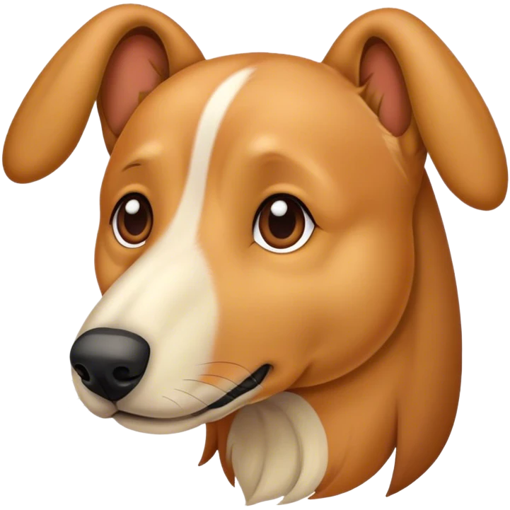 long nose dog emoji