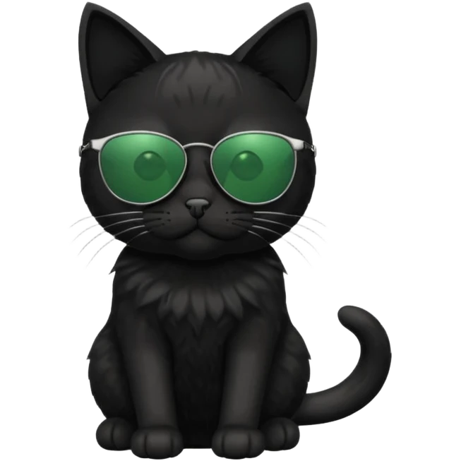Cat wearing sunglasses emoji