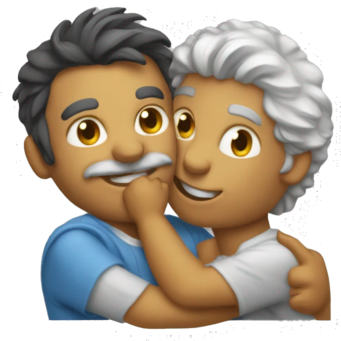 due gatti che si baciano emoji