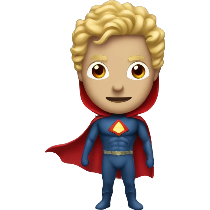super homelander from "the boys" series with red eyes  emoji