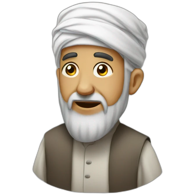 an imam who is crying emoji