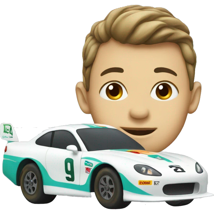 Race car emoji