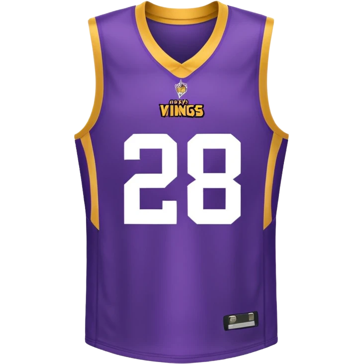 Minnosoto vikings jersey | need only jersey remove numbers emoji