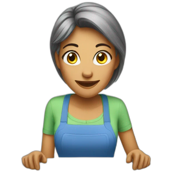 mom doing job emoji