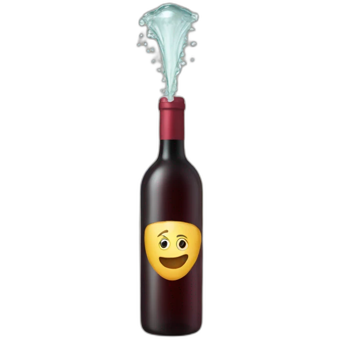 wine shower emoji