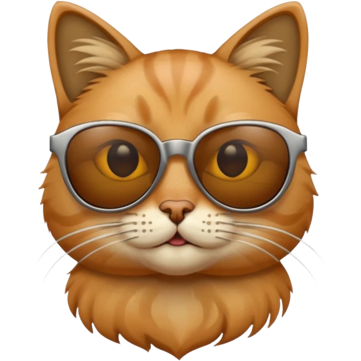 Cat wearing sunglasses emoji
