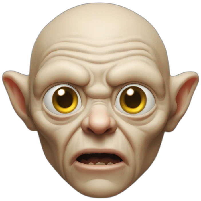 Golum clin d’oeil emoji