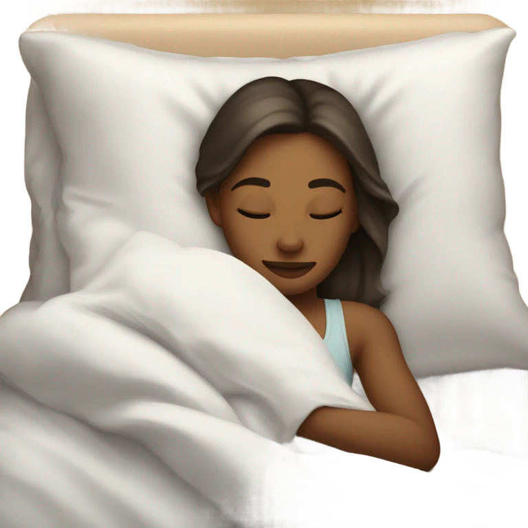 Girl in the bed emoji