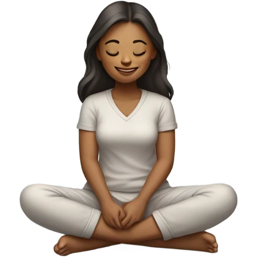 Girl relaxing emoji