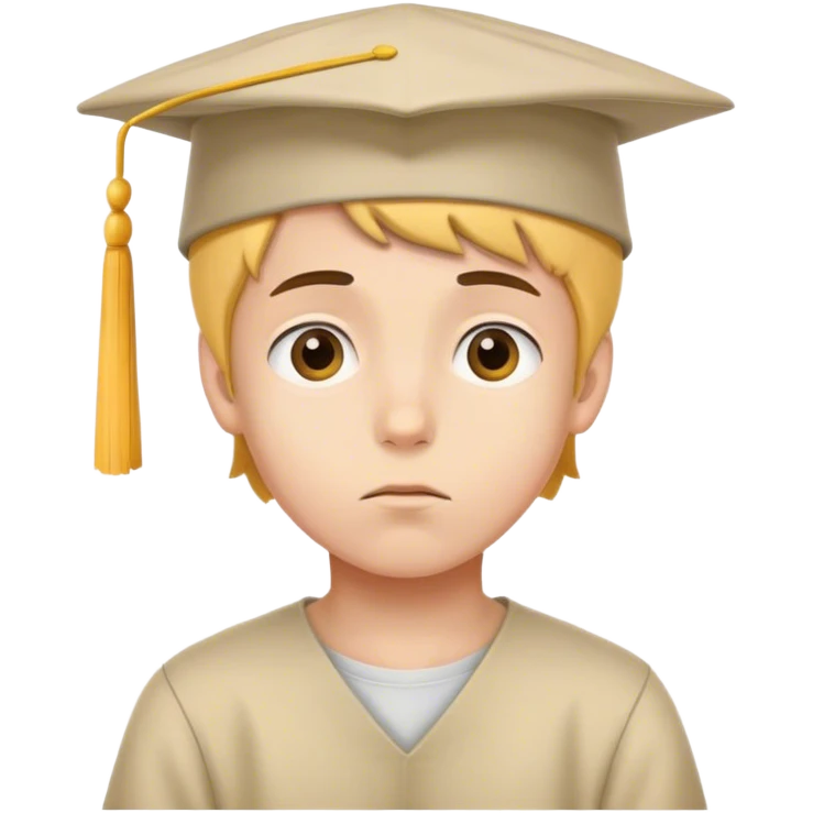 boy with thinking cap emoji