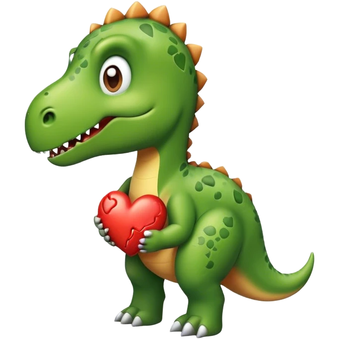 dinosaur broken heart  emoji