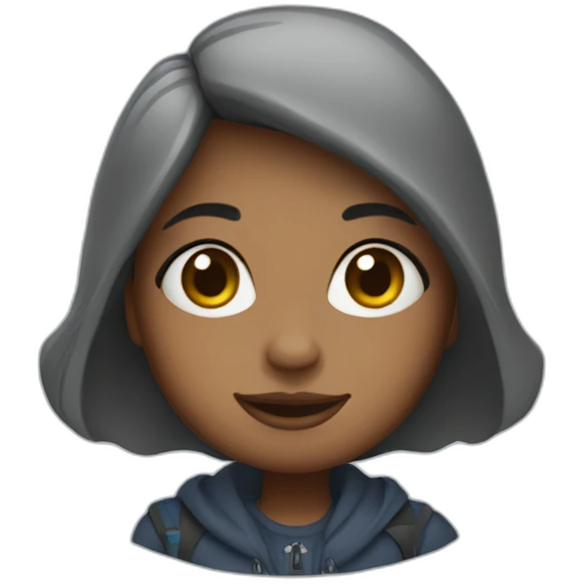 blue mountains girl emoji