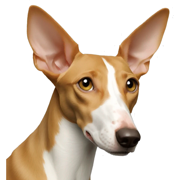 Podenco ibicenco blanco emoji
