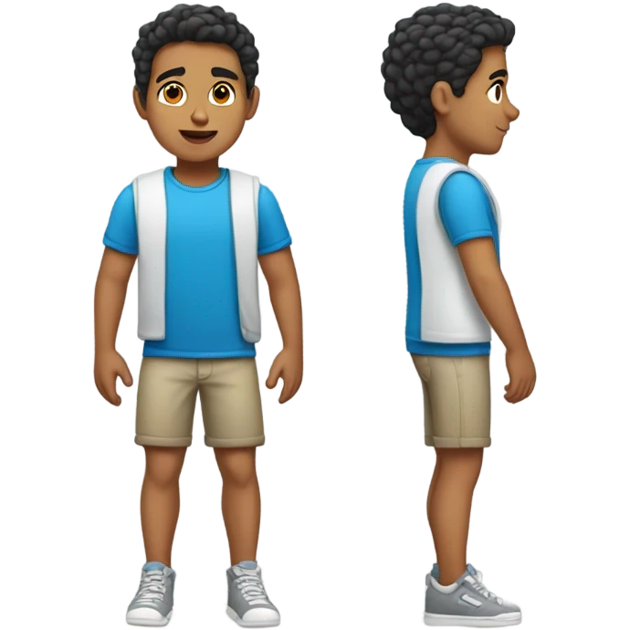 Bigger Hispanic boy  emoji