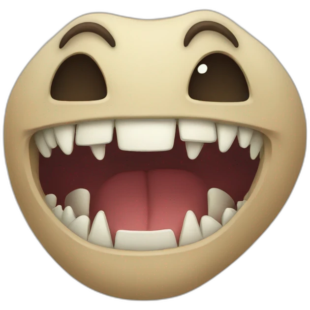 jaw - mewing emoji