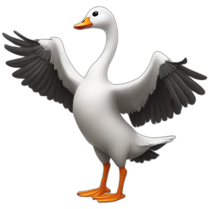 Dancing goose emoji