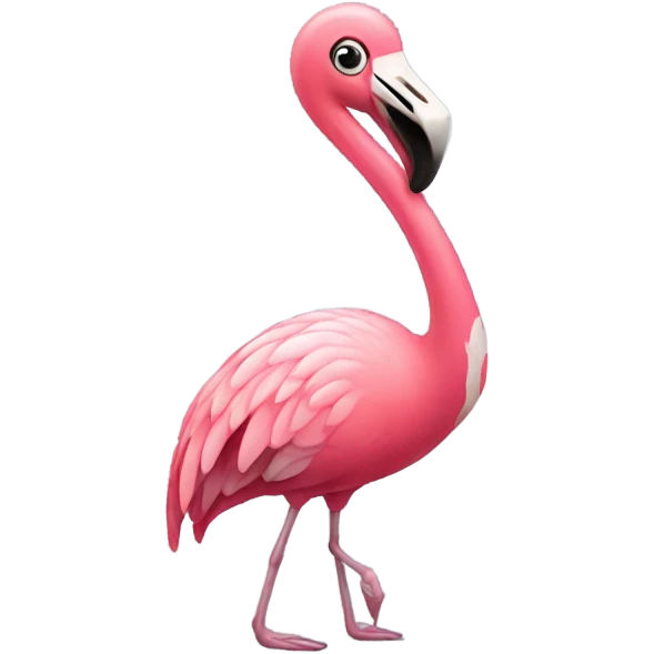 flamingo bowling  emoji