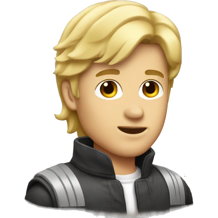 hot blonde guy with short mullet  emoji