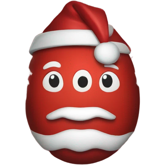 red chrismast theme emoji
