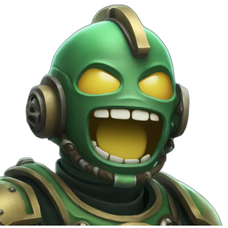 Plague marine laughing emoji