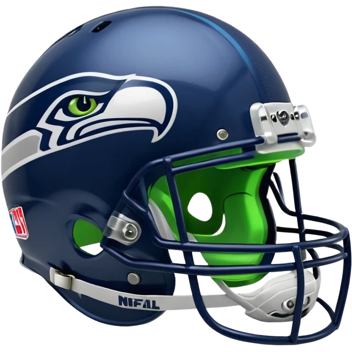NFL Seahawks helmut emoji