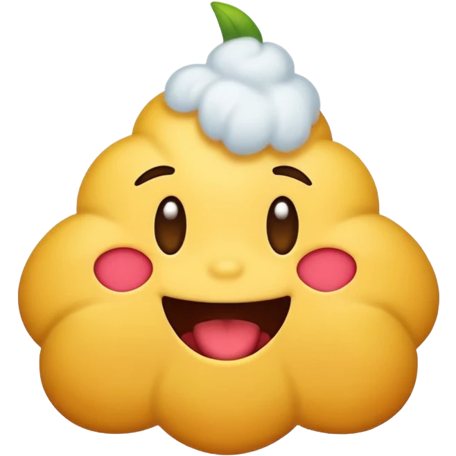funny emoji inspired by the word 'Shitten', playful, lighthearted, not offensive emoji