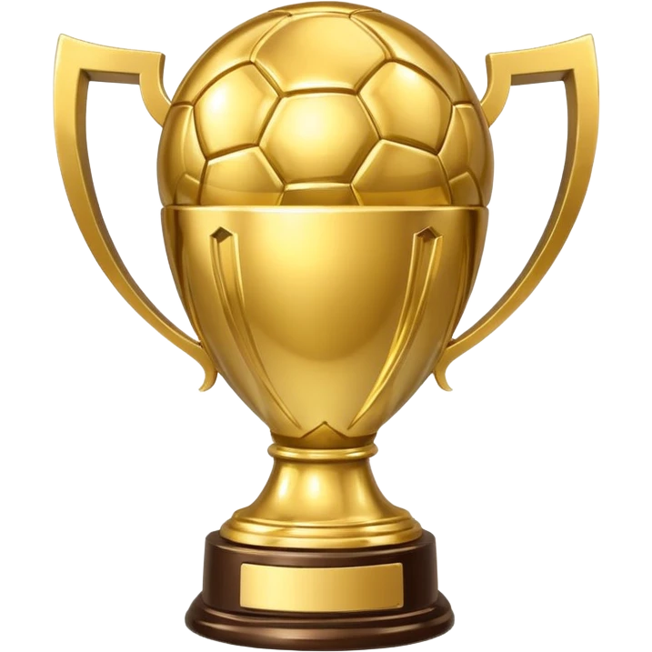 create an airbnb category icon that looks like a fifa world cup trohy emoji