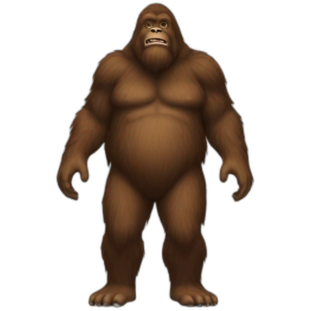 Bigfoot Body emoji