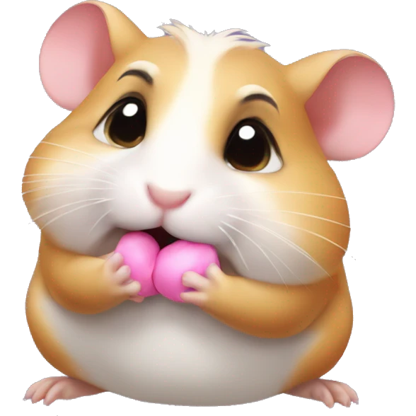Hamster blowing kisses  emoji