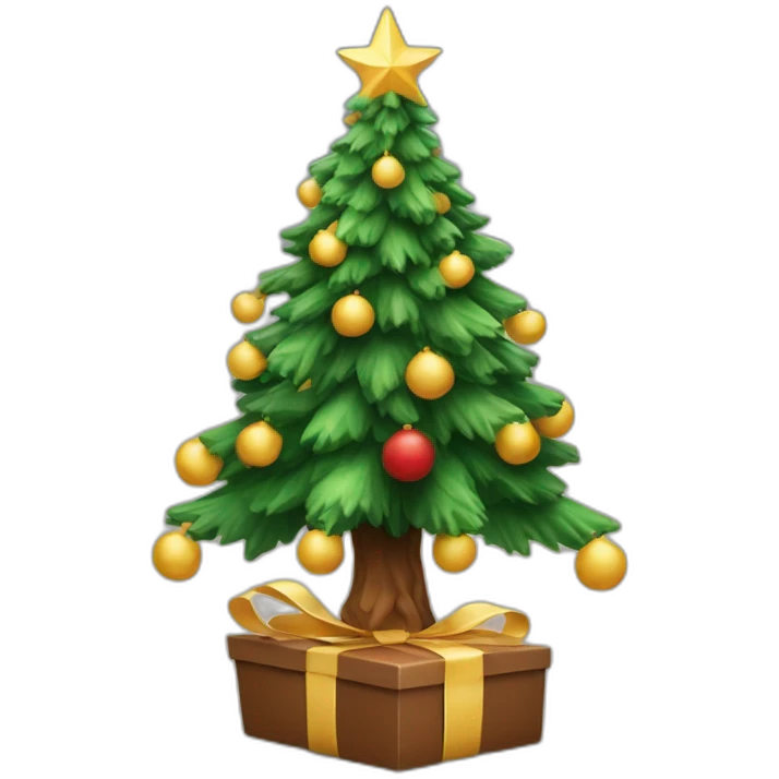 Un sapin de Noël géant  emoji