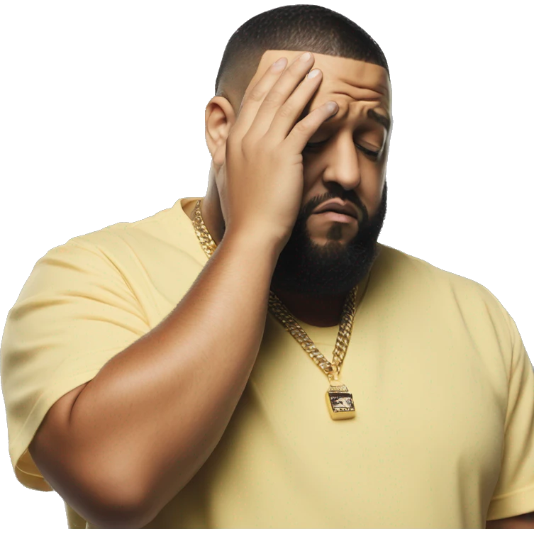 DJ Khaled Face palm emoji