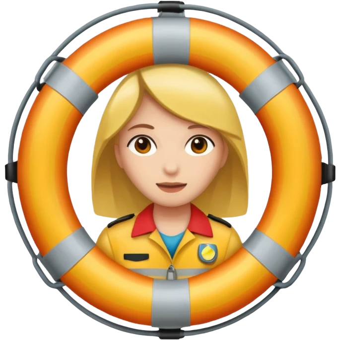 lifesaver woman emoji